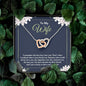 To My Wife - Interlocking Hearts Necklace