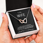 To My Wife- Interlocking Hearts Necklace