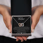 To My Amazing Mother Love Son - Interlocking Hearts Necklace