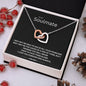 To My Soulmate - Interlocking Hearts Necklace
