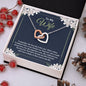 To My Wife - Interlocking Hearts Necklace