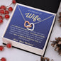 You Are Not My Wife - Interlocking Hearts Necklace