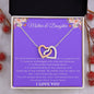 Mother & Daughter - Interlocking Hearts Necklace