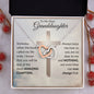 To My Dear Granddaughter - Interlocking Hearts Necklace