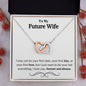 To My Future Wife - Interlocking Hearts Necklace