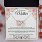 To My Amazing Mother Love Daughter - Interlocking Hearst Necklace