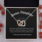 Bonus Daughter Interlocking Hearts Necklace