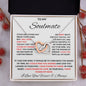 To My Soulmate - Interlocking Hearts Necklace