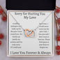 Sorry for Hurting You - Interlocking Hearts Necklace