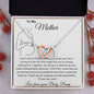 To My Mother - Interlocking Hearts Necklace