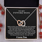 To My Future Wife - Interlocking Hearts Necklace