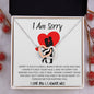 I Am Sorry - Interlocking Hearts Necklace