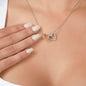 To My Amazing Mother Love Daughter - Interlocking Hearts Necklace