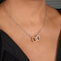 I am Truly Sorry - Interlocking Hearts Necklace