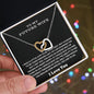 To My Future Wife - Interlocking Hearts Necklace