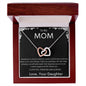 To My Mom - Interlocking Hearts Necklace