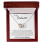 To My Soulmate - Interlocking Hearts Necklace