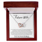 To My Future Wife - Interlocking Hearts Necklace
