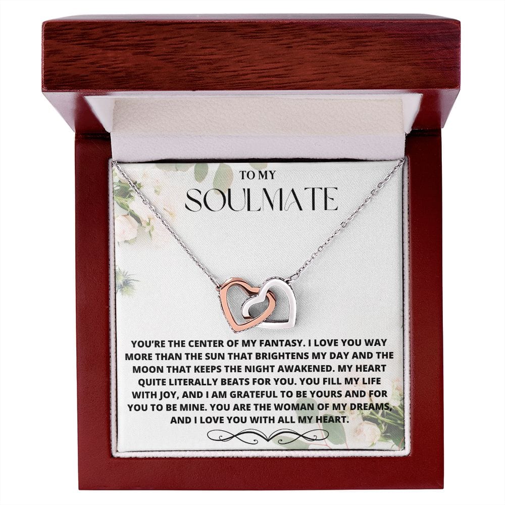 To My Soulmate (2)- Interlocking Heart
