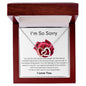 I'm So Sorry - Interlocking Hearts Necklace