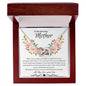 To My Amazing Mother Love Son - Interlocking Hearts Necklace