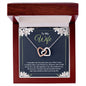 To My Wife - Interlocking Hearts Necklace