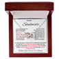 To My Soulmate - Interlocking Hearts Necklace