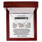 To MY Beautiful Granddaughter Love Grandpa - Interlocking Hearts Necklace