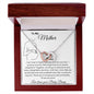 To My Mother - Interlocking Hearts Necklace
