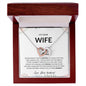 My Dear Wife - Interlocking Hearts Necklace