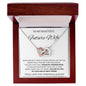 To My Beautiful Future Wife - Interlocking Hearts Necklace
