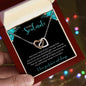 To My Soulmate - Interlocking Hearts Necklace