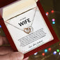 My Dear Wife - Interlocking Hearts Necklace