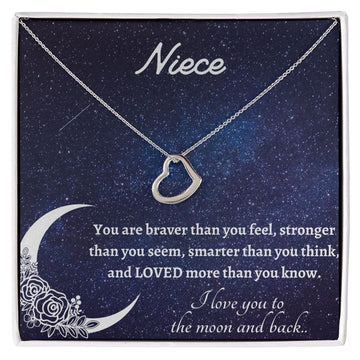 Niece - Delicate Heart Necklace