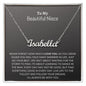 Custom Name Necklace - To My Beautiful Niece - forallmylove39