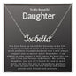 To My Beautiful Daughter - Personalized Name Necklace