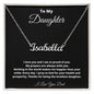 To My Daughter Love Dad - Personalized Name Necklace