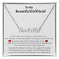 To My Beautiful Girlfriend - Personalized Name Necklace