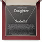 To My Beautiful Daughter - Personalized Name Necklace