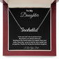 To My Daughter Love Dad - Personalized Name Necklace