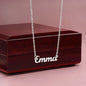 To My Beautiful Girlfriend - Personalized Name Necklace