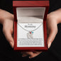 To My Mommy Custom Baby Feet with Birthstone