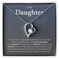 To My Daughter - Forever Love Necklace