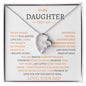 To My Daughter Love Dad- Forever Love Necklace