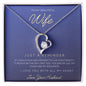 To My Beautiful Wife - Forever Love Necklace