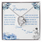 To My Daughter - Forever Love Necklace