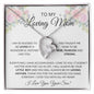 To My Loving Mother Love Son- Forever Love Necklace