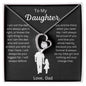 To My Daughter Love Dad - Forever Love Necklace
