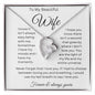 To my Beautiful Wife - Forever Love Necklace
