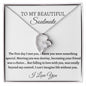To My Beautiful Soulmate - Forever Love Necklace